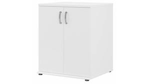Storage Cabinets Bush Closet Organizer with Doors and Shelves