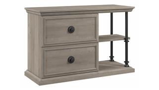 File Cabinets Lateral Bush Lateral File Cabinet with Shelves