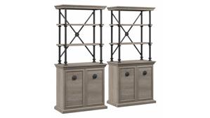 Bookcases Bush Bookcase with Doors (Set of Two)