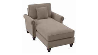 Chaise Lounge Bush Chaise Lounge with Arms