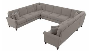 Sectional Sofas Bush 137in W U-Shaped Sectional Couch