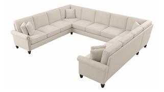Sectional Sofas Bush 137in W U-Shaped Sectional Couch