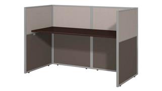 Workstations & Cubicles Bush 60in W Cubicle Desk Workstation with 45in H Closed Panels