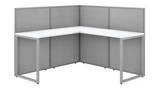 Workstations & Cubicles Bush 60in W L-Desk Open Office with 45inPanels
