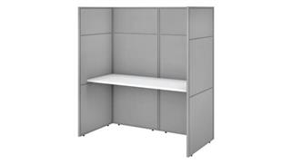 Workstations & Cubicles Bush 60in W Cubicle Desk Workstation with 66in H Closed Panels