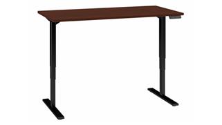 Adjustable Height Desks & Tables Bush 60" W x 30" D Electric Height Adjustable Standing Desk