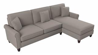 Sectional Sofas Bush 102in W Sectional Couch with Reversible Chaise Lounge