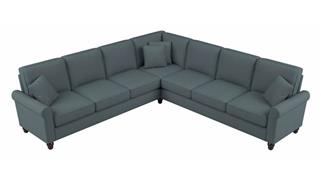 Sectional Sofas Bush 111in W L-Shaped Sectional Couch