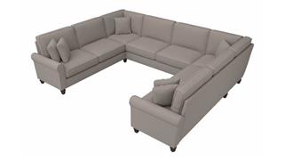Sectional Sofas Bush 125in W U-Shaped Sectional Couch