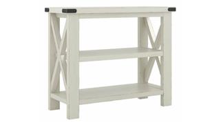 Console Tables Bush 36" W Narrow Console Table with Shelves - Assembled