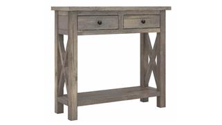 Console Tables Bush 36" W Narrow Console Table with Drawers - Assembled