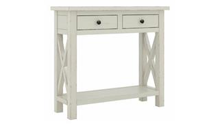 Console Tables Bush 36" W Narrow Console Table with Drawers - Assembled