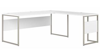 L Shaped Desks Bush 72in W x 72in D L-Shaped Table Desk with Metal Legs