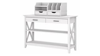Console Tables Bush Console Table with Storage and Desktop Organizers