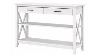 Console Tables Bush Console Table with Drawers and Shelves
