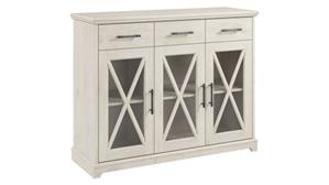 Buffets Bush 46in W Farmhouse Sideboard Buffet Cabinet with Drawers