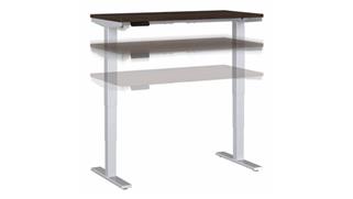 Adjustable Height Desks & Tables Bush 48in W x 24in D Height Adjustable Standing Desk