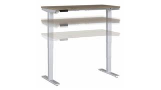 Adjustable Height Desks & Tables Bush 48" W x 24" D Height Adjustable Standing Desk