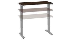 Adjustable Height Desks & Tables Bush 48in W x 24in D Height Adjustable Standing Desk