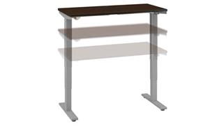 Adjustable Height Desks & Tables Bush 48" W x 30" D Electric Height Adjustable Standing Desk