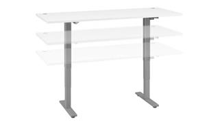 Adjustable Height Desks & Tables Bush 72" W x 30" D Height Adjustable Standing Desk