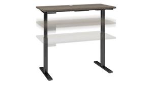 Adjustable Height Desks & Tables Bush 48in W x 24in D Electric Height Adjustable Standing Desk