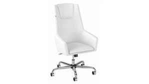 Office Chairs Bush High Back Leather Box Chair