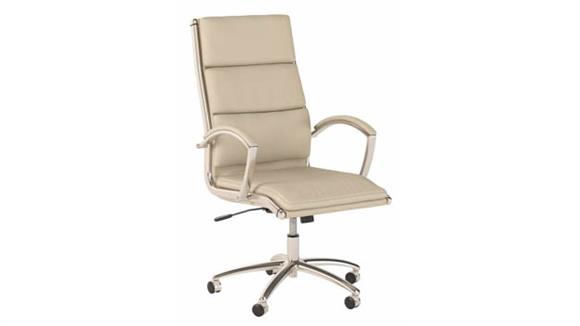 Office Chairs Bush High Back Leather Executive Desk Chair