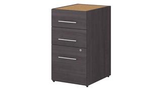 File Cabinets Vertical Bush 16in W 3 Drawer File Cabinet - Assembled