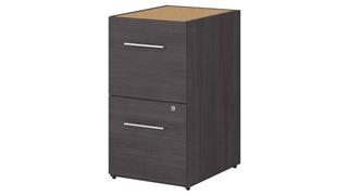 File Cabinets Vertical Bush 16in W 2 Drawer File Cabinet - Assembled