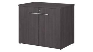 Storage Cabinets Bush 36in W Storage Cabinet with Doors - Assembled