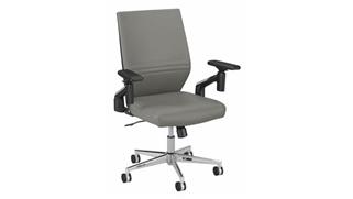 Office Chairs Bush Mid Back Leather Desk Chair