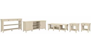 Coffee Tables Bush TV Stand, Coffee Table, Console Table and Set of 2 End Tables