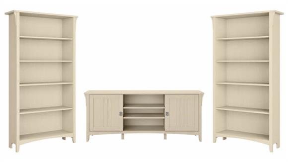 TV Stands Bush TV Stand with Set of 2 Bookcases