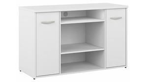 Storage Cabinets Bush 48in W Storage Cabinet with Doors and Shelves
