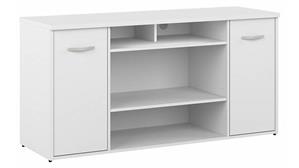 Storage Cabinets Bush 60in W Storage Cabinet with Doors and Shelves