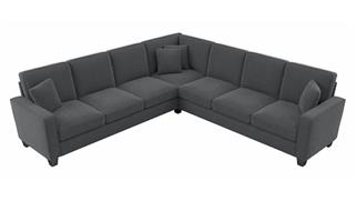 Sectional Sofas Bush 111in W L-Shaped Sectional Couch