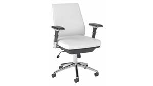 Office Chairs Bush Mid Back Leather Executive Office Chair