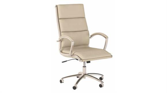 Office Chairs Bush High Back Leather Executive Desk Chair