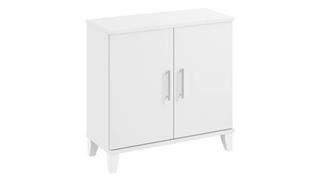 Storage Cabinets Bush Small Storage Cabinet with Doors and Shelves