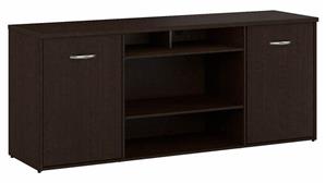 Storage Cabinets Bush 72" W Storage Cabinet with Doors and Shelves