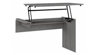 Adjustable Height Desks & Tables Bush 3 Position Sit to Stand Desk Return