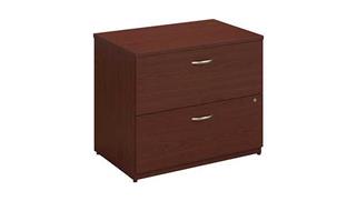 File Cabinets Lateral Bush 2 Drawer Lateral File - Fully Assembled
