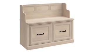 Benches Bush 40in W Entryway Bench with Doors