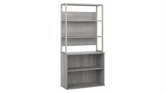 Tall Etagere Bookcase