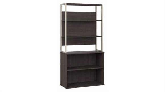 Tall Etagere Bookcase