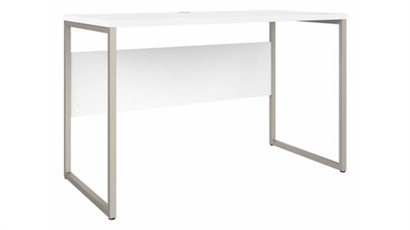 48in W x 24in D Computer Table Desk with Metal Legs