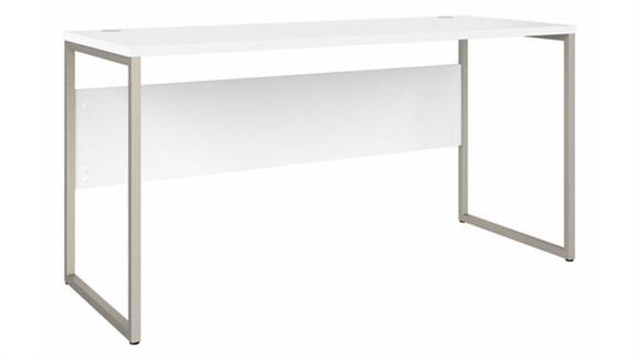 60in W x 24in D Computer Table Desk with Metal Legs