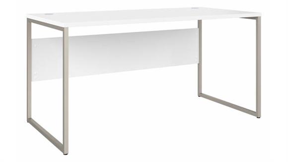 60in W x 30in D Computer Table Desk with Metal Legs
