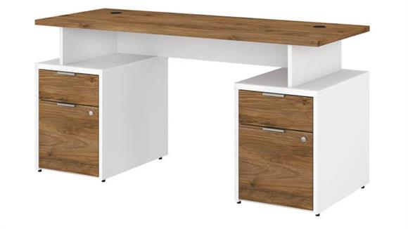 60in W Desk with 4 Drawers